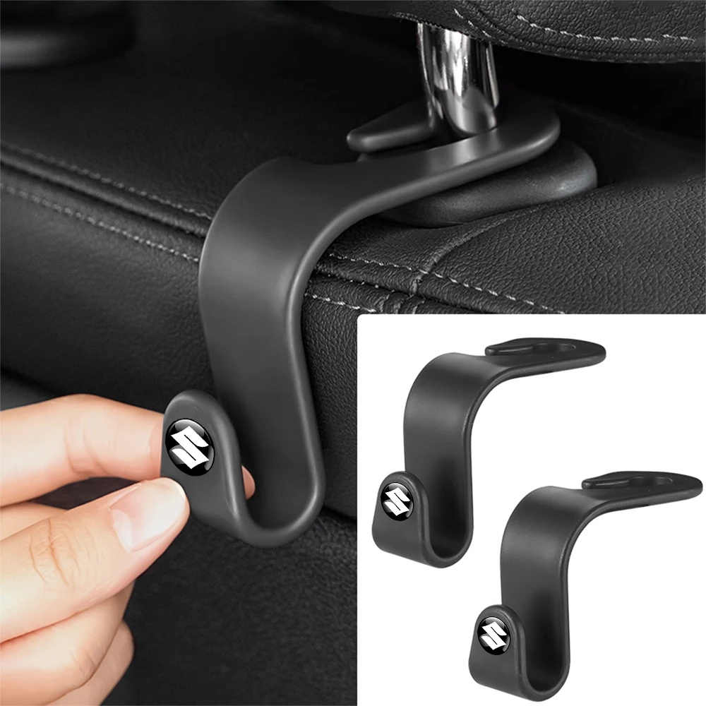 

2 шт. крючки для крепления на спинку сиденья автомобиля, держатель для телефона, органайзер для Suzuki Ignis, Swift, Grand Vitara, Alto, SX4, Jimny, автомобильные аксессуары