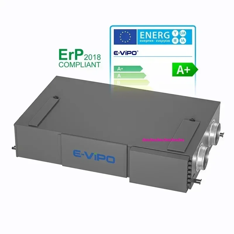 

E-VIPO Hvac Ventilation System Heat Energy Recovery Roof Air Vetilator Ceiling HRV Ventilation Summer Bypass Heat E