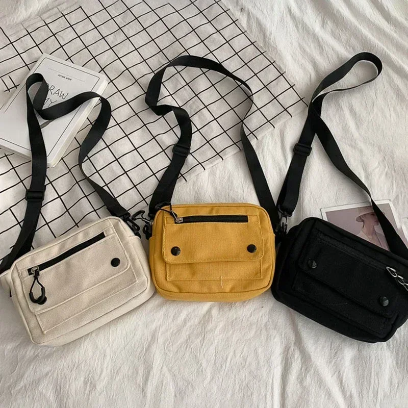 LCW1 men Canvas Bag Japan Style Girl Small Shoulder s Female Messenger Crossbody