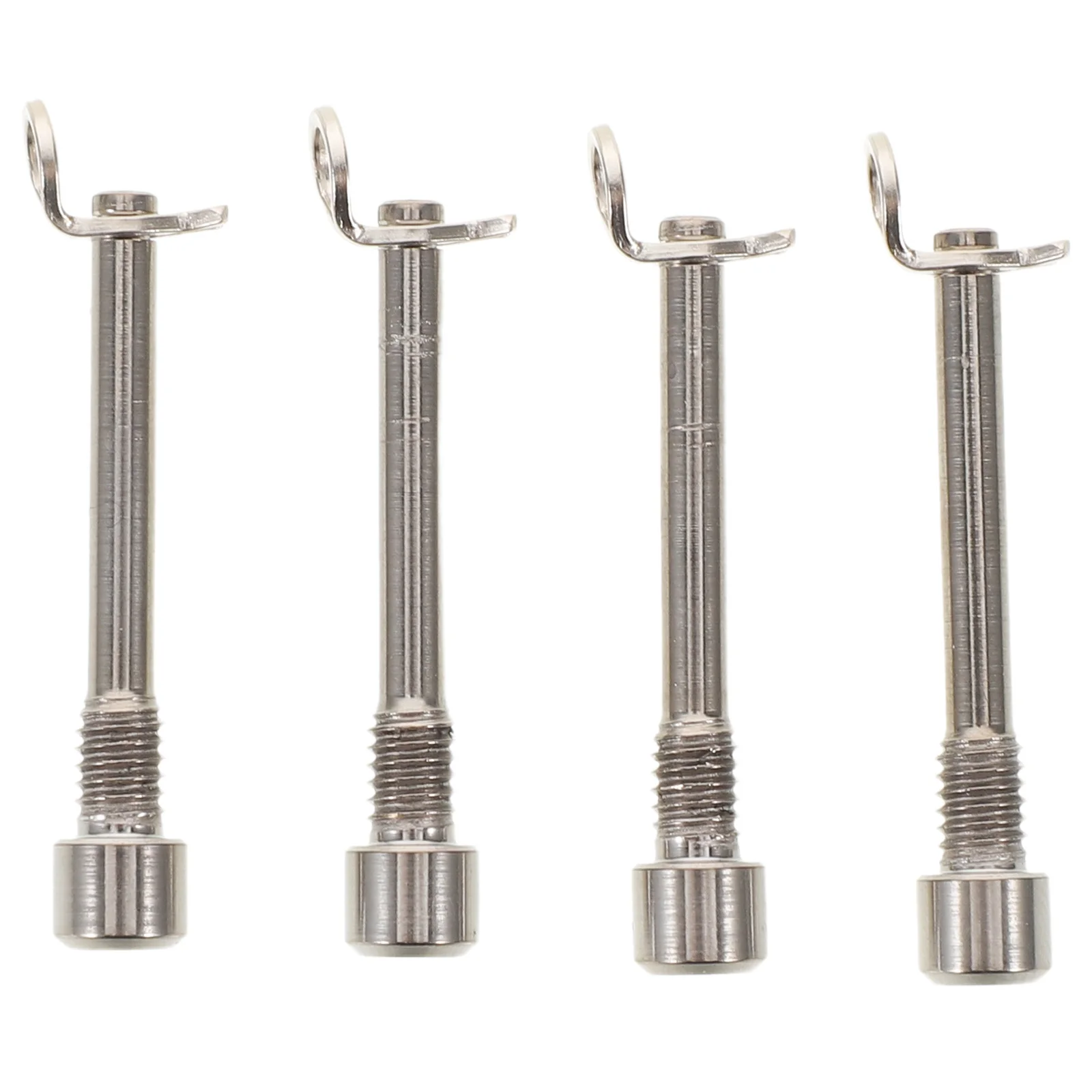 

2Sets Lightweight Titanium Alloy Disc Brake Pin Set Bicycle Brake Pad Retaining Clips Road Mountain Bike Caliper Bolt Screws