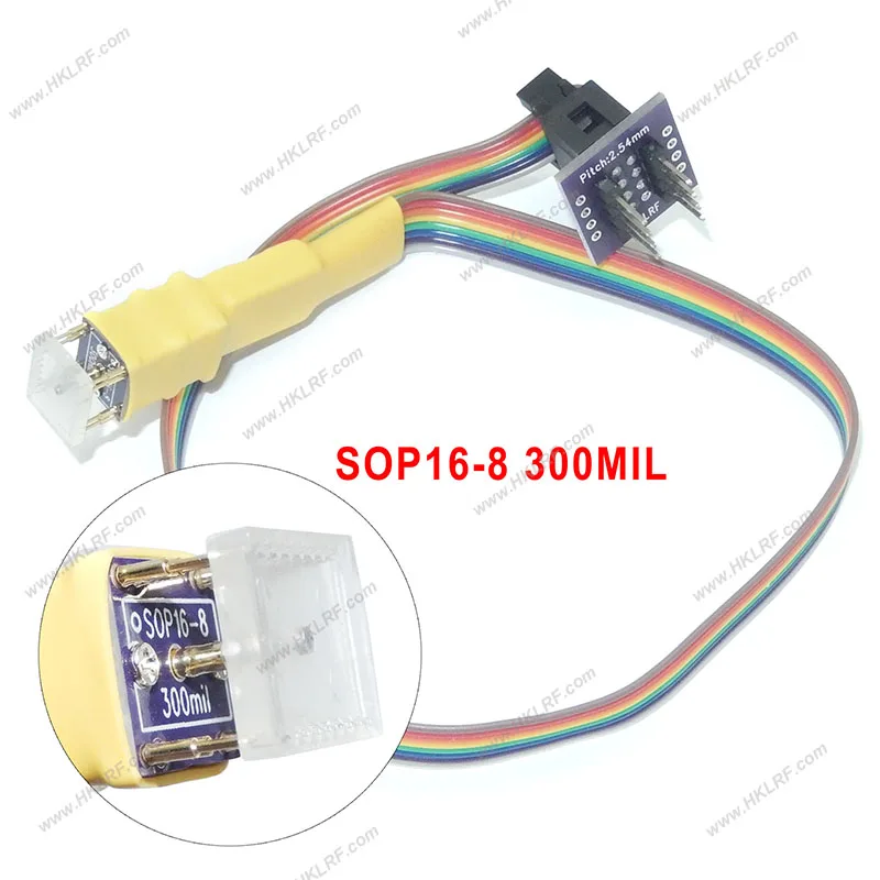 

SOP16-DIP8 Probe (300mil) for RT809H RT809F T48 T56 TL866II EZP2019 TNM7000 SVOD4