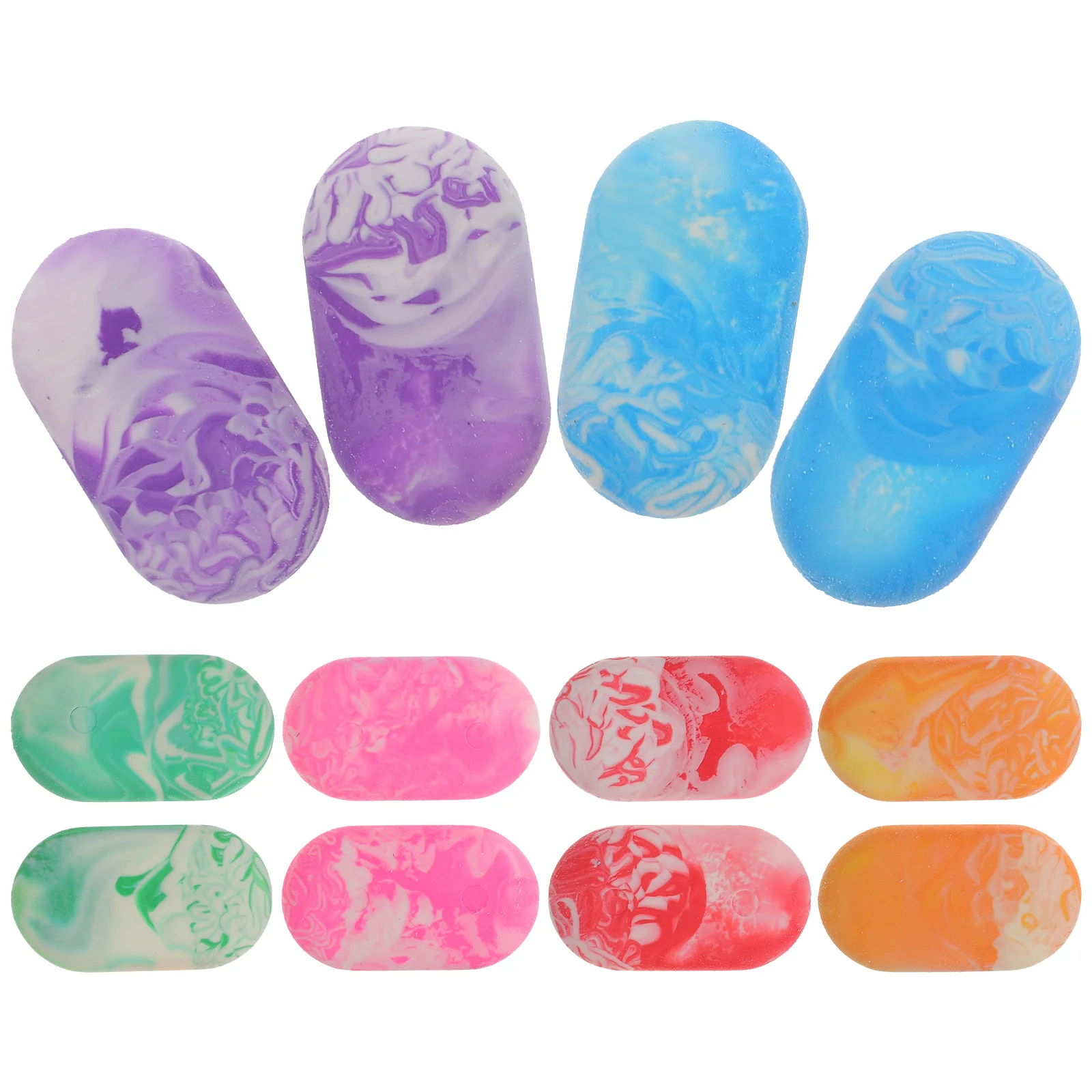 

12 Pcs Marble Eraser Portable Erasers Cute for Drawing Shaped Delicate Adorable