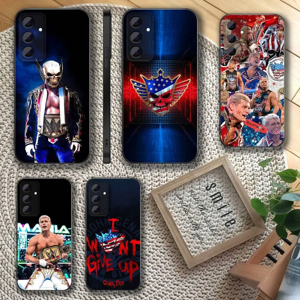 

C-Cody R-Rhodes Phone Case For Samsung S 25,24,23,22,30,21,10,9,Ultra,Plus,Lite,FE,4,5 G Soft Black Case