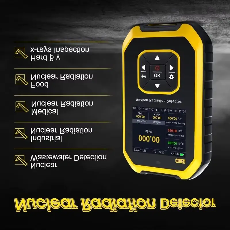 AAAAATest Meter Geiger Counter Geiger Counter Β Γ X Ray Real Time Monitoring Digital Radioactive Detection Meter