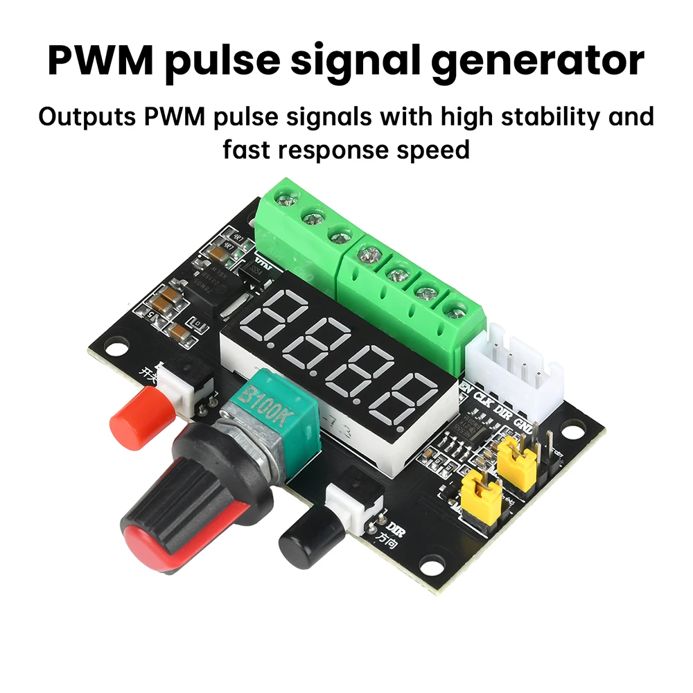 LED Digital Display 12V 24V Stepper Motor Driver Forward and Reverse Controller Speed Control Module PWM Pulse Signal Generator