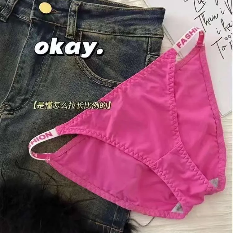 

low-rise sexy panties bikini thong breathable letter sideband temptation pure desire wind briefs الإباحية תחתונים ללא תפר לנשים