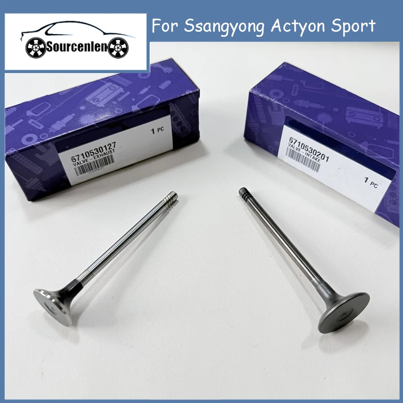 Brand New Genuine Exhaust Valve 6710530127 Intake Valve 6710530201 For Ssangyong Actyon Sport