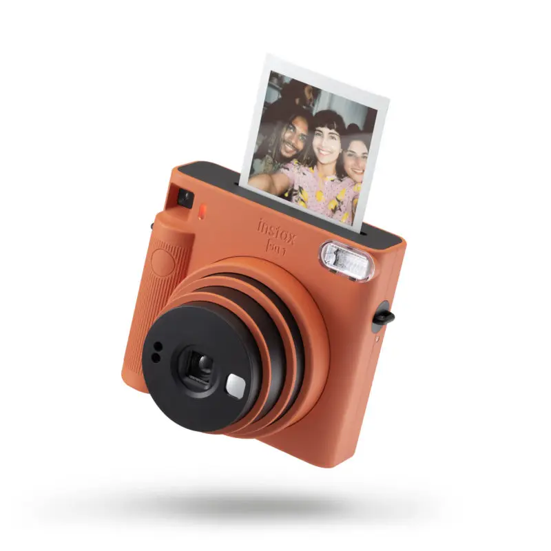 

4-дюймовая моментальная камера Fujifilm Instax Square SQ1, синяя/белая/оранжевая, оригинальная, Glacier, опционально, с пленкой Fuji Instax ﻿