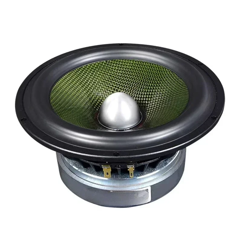 

Speaker High Quality Aluminum Frame Pure Carbon Fiber Bullet Bass Speaker