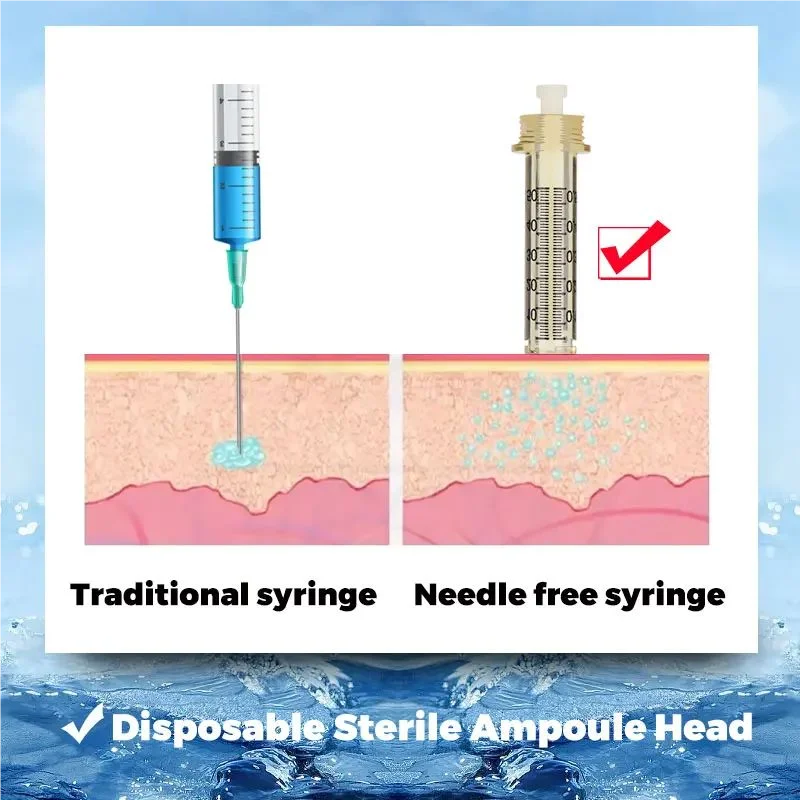 0.3ml 0.5ml Disposable Sterile Ampoule Head for Hyaluron Pen Hyaluronic Acid Gun Atomizer Anti-wrinkle for Lip Filler Lifting