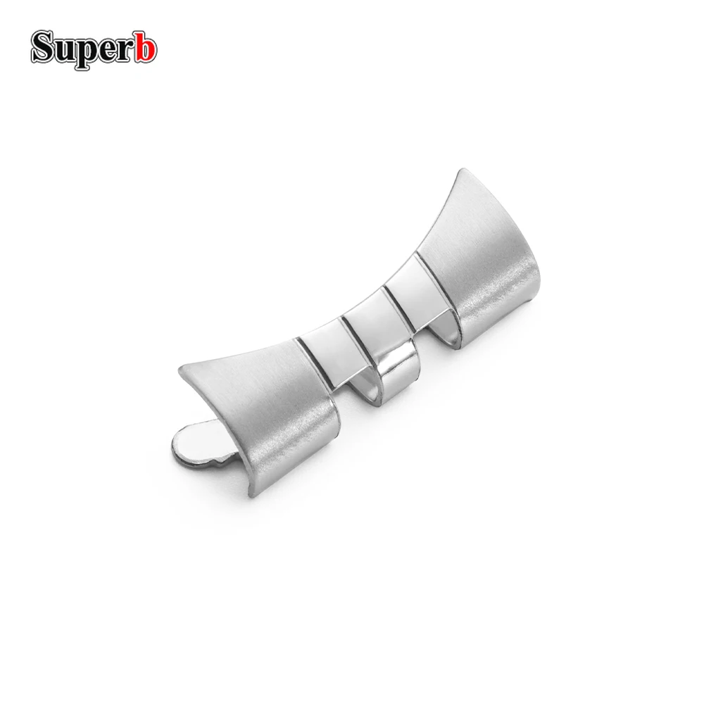 18/19/20/21/22/24mm Stainless Steel Strap Connectors for Seiko SKX007 SKX009 for Oyster for Jubilee Curved End Link Band Adapter