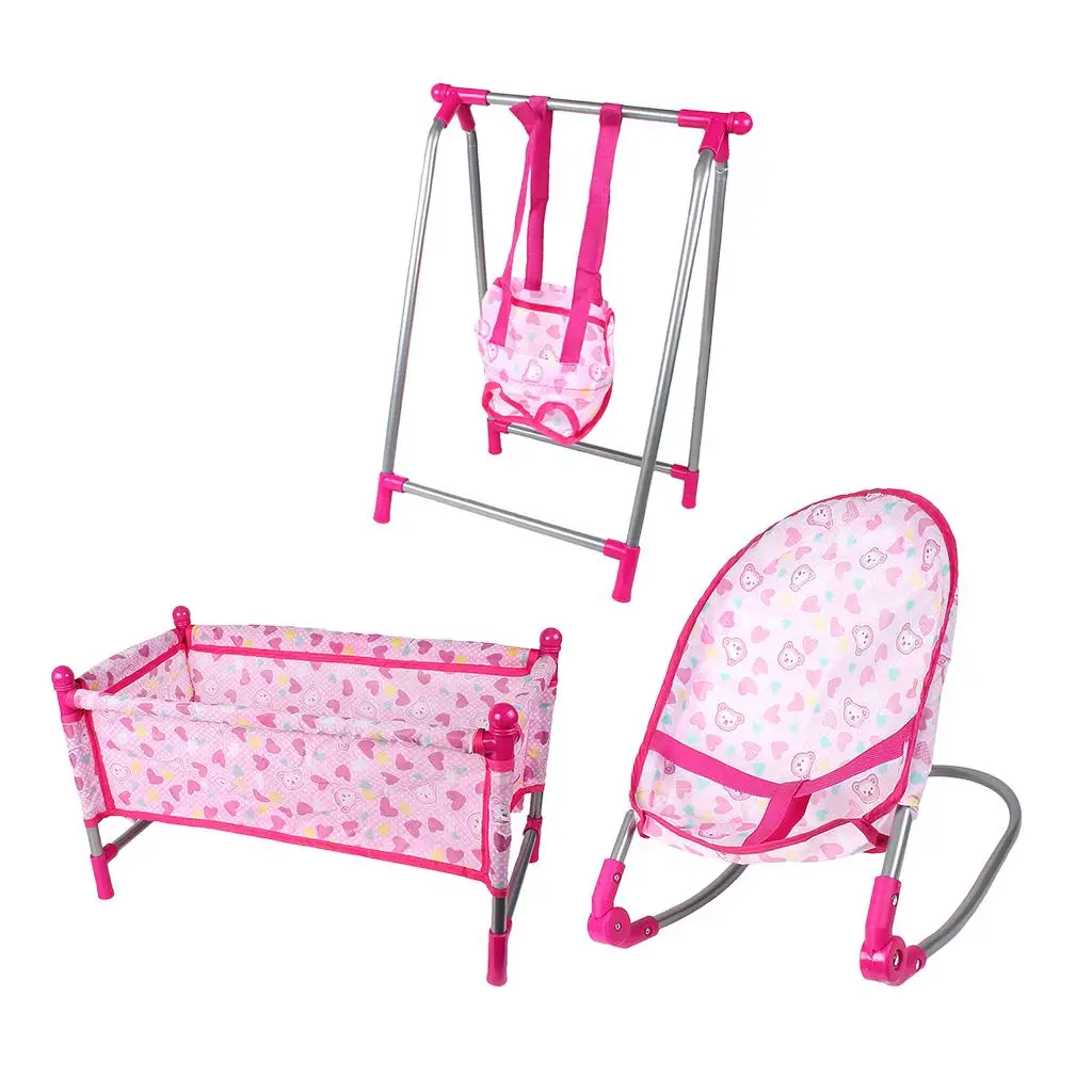 Pop Baby Peuter Baby Schommel Peuter Meubilair Bed Wieg Schommel Uitsmijter Schommelstoel Speelset Kinderen Simulatie Speelgoed