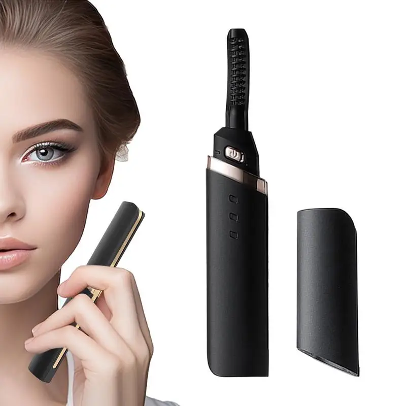 Verwarmde Lash Curler Elektrische Wimper Krul Usb Oplaadbare Wimpers Enten Langdurige Make-Up Tools Schoonheidsverzorging Accessoires