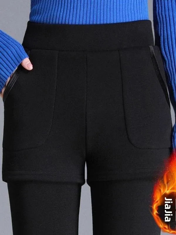 high-waist-thiened-slimming-women's-leggings-elastic-autumn-winter-pants-cover-up-cotton-ear-muffs-faionable-base-layer