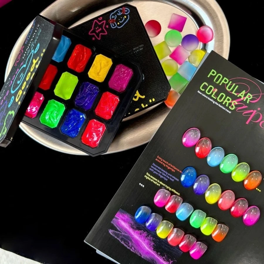 

Dopamine Colorful Pat Painting Gel 12 цветов Гель-лак для ногтей Soak Off УФ-светодиодный лак Гель-лак для дизайна ногтей Рисунок Маникюр
