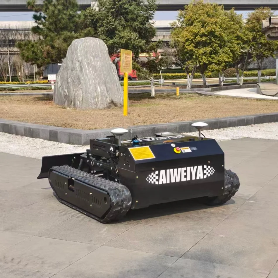 

Customized new Zero-Turn Rotary Crawler Lawn Mower 550mm Wide, Industrial Grade, Remote Control for Mountain Slope lawn mower