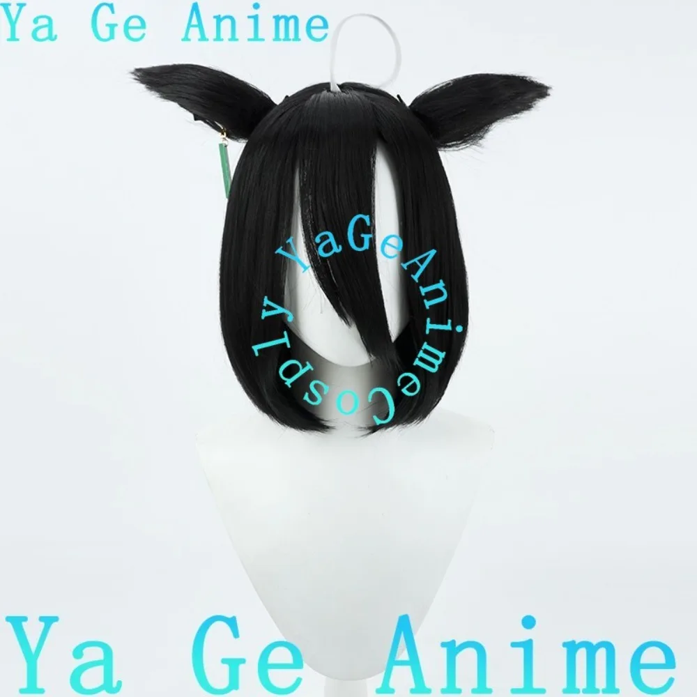 Wig Cosplay Anime Game Uma Musume Pretty Derby Manga Short Style Manhattan Cafe untuk Halloween dan Reality Show