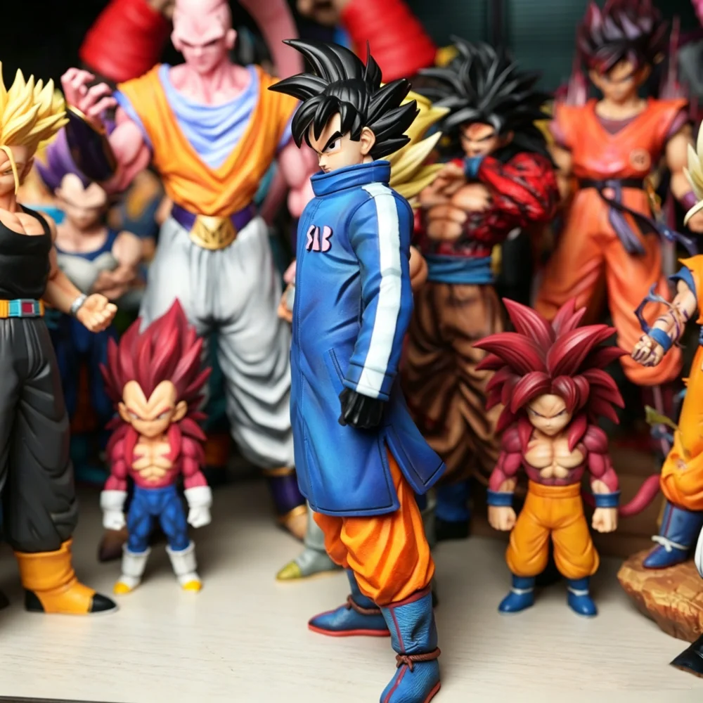 Anime Dragon Ball Z Schneeanzug Son Goku Vegeta Figur Super Saiyajin Goku PVC Actionfiguren Sammlerstücke Modell Spielzeug Geschenke – Detail 2