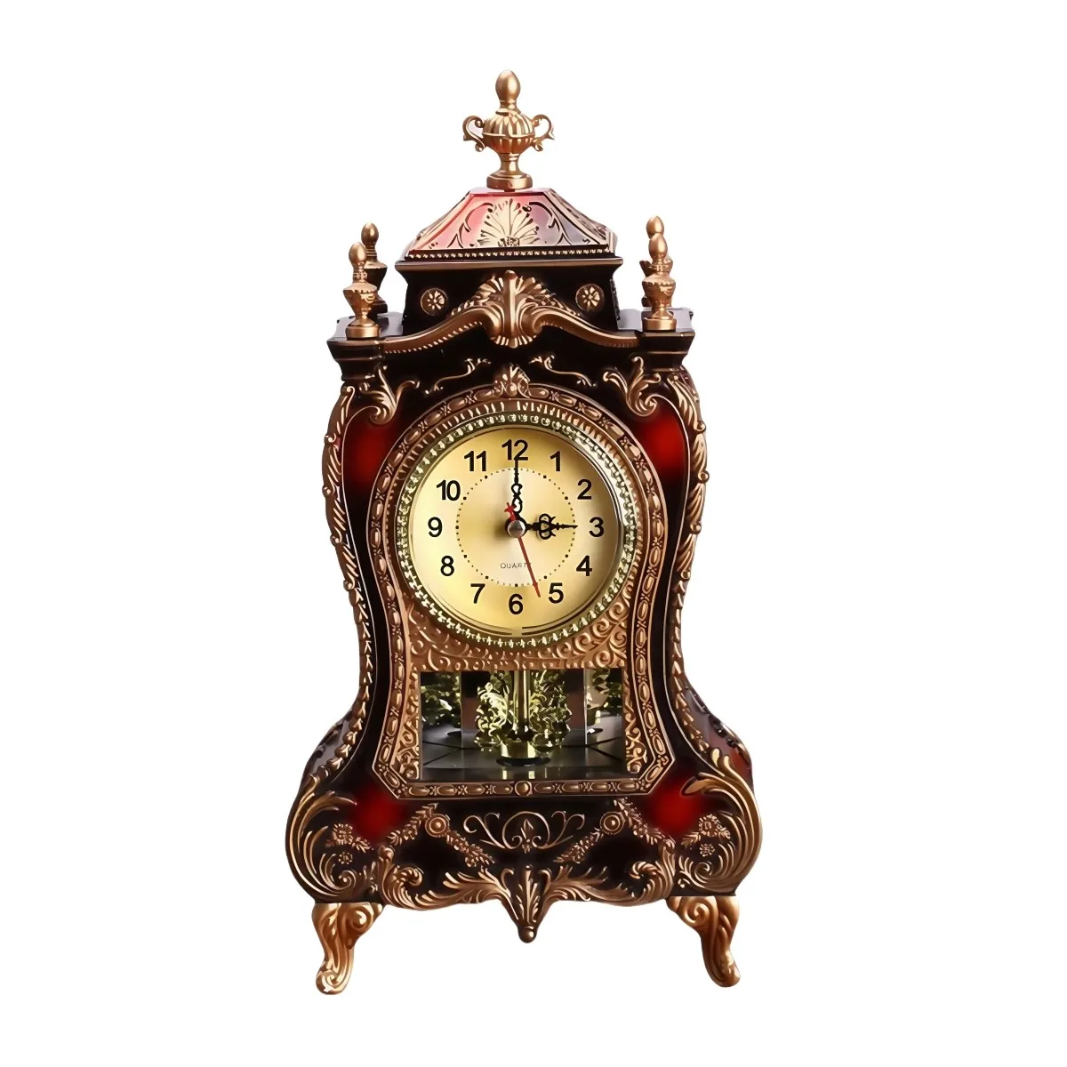 Antique Style Clock Musical Decorative Clock Cheerful Clock With 12 Music Melodies Decorative Clock For Cafes Antique