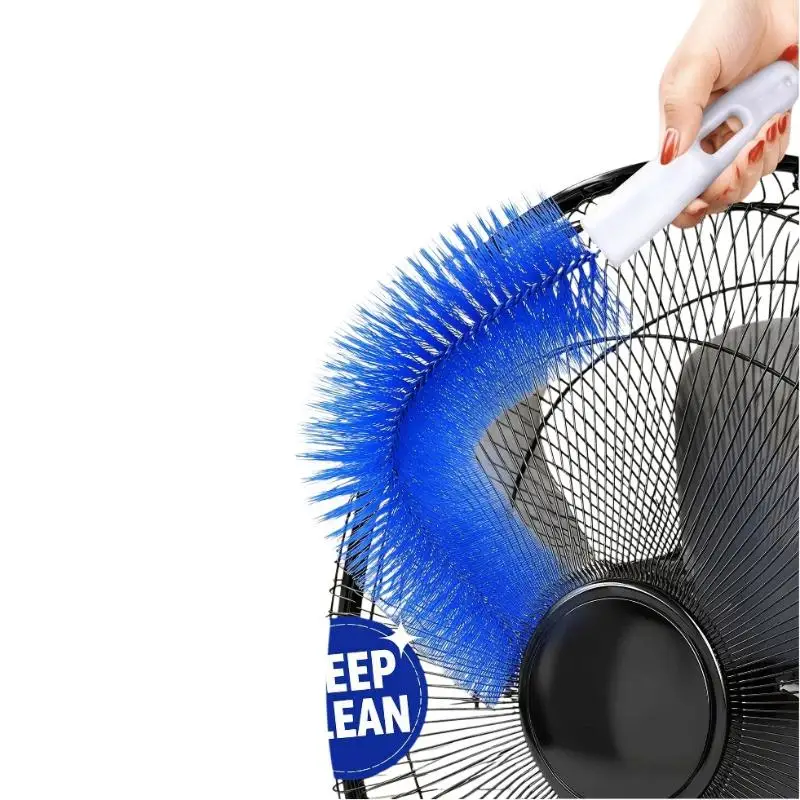 Fan Cleaning Brush With Dense Flexible Bristles High Efficiency Dust Removal For Home Fan Air Conditioner  Cleaning