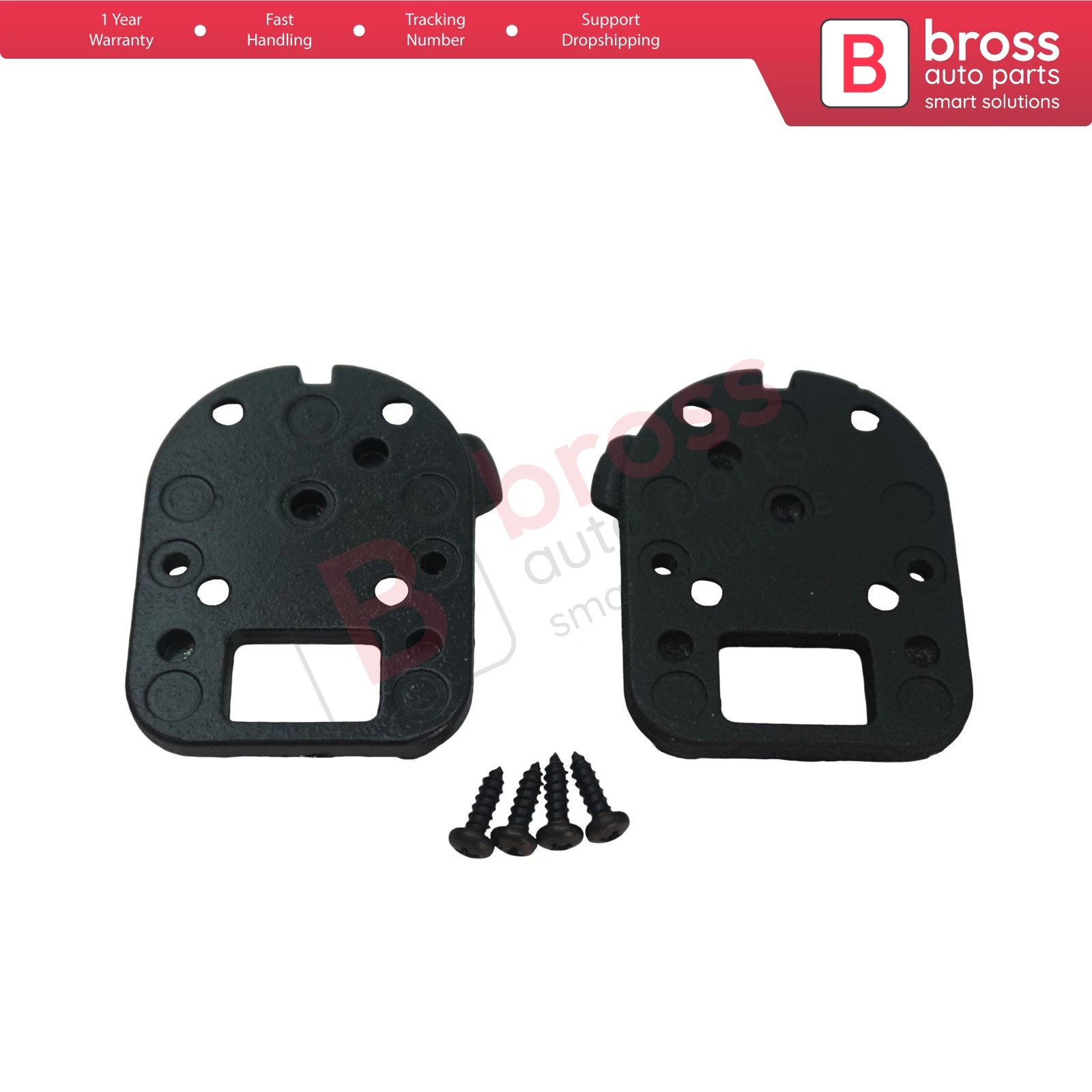 Bross Auto Parts BGE589 Wing Mirror Wobble Repair L + R Bracket Mount for BMW E36 E46 E39 E60 ZTSB0174M ship From Turkey