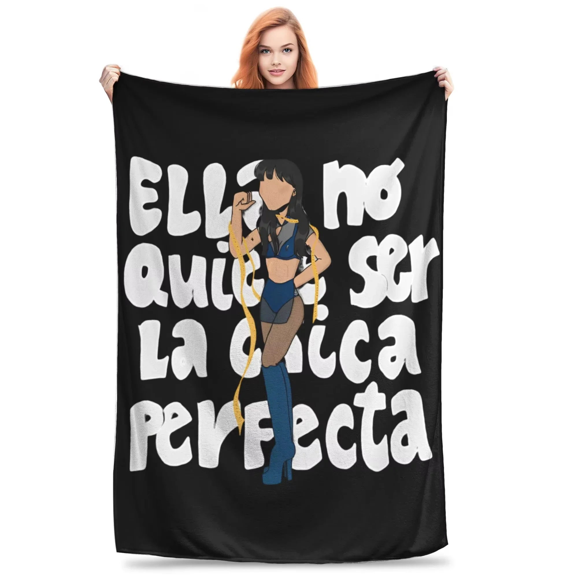 Aitana Cartoon style Flannel printed blanket suitable for all seasons suitable for living room office sofa and travel 180x250CM
