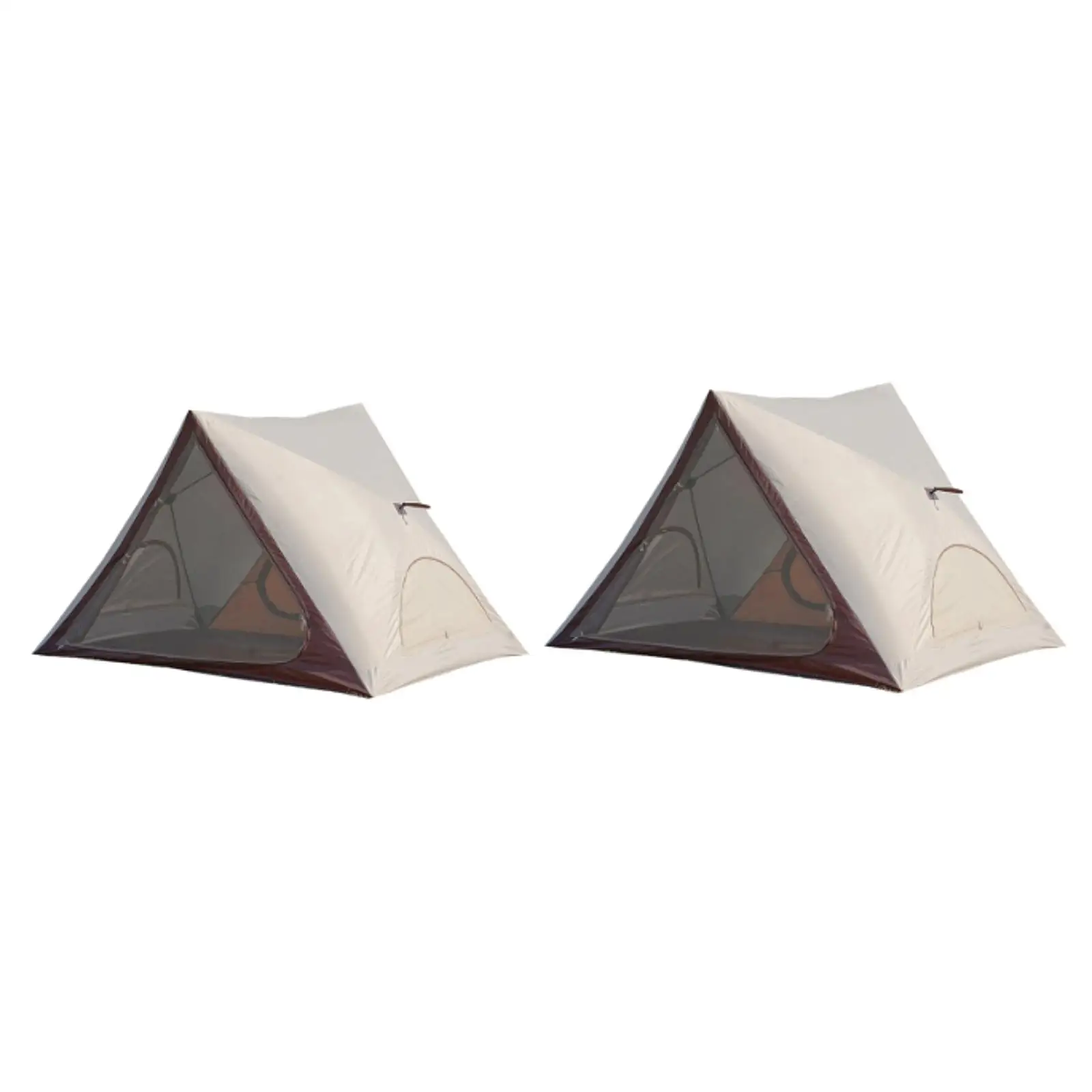 Camping Triangle Tent Sun Protection Breathable Camping Shade Canopy Ventilation Automatic Tent Beach Tent for Family Travel