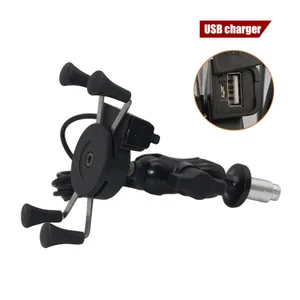 Halter -Telefon -Motorrad mit USB -Ladegerät, Fork Stem Mount, GPS -Navigationsunterstützung, BMW F900XR Yamaha Tenere700 Stand 10 Hauptverkaufszubehör Yamaha Tenere 700 - №6