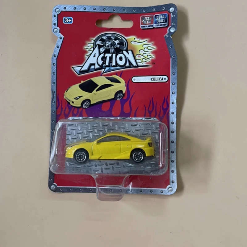 1:64 Scale Action Celica Sports Car Simulation Alloy Car Model Static Decoration Collectibles Gift Toys