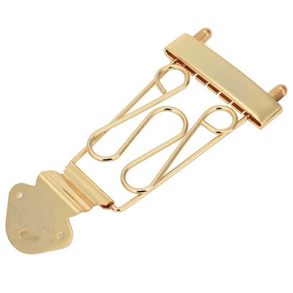 

Solid Zinc Alloy Tailpiece Golden Color Replacement for 6 String Guitar 335 Guitar Frame Tailpiece Style
