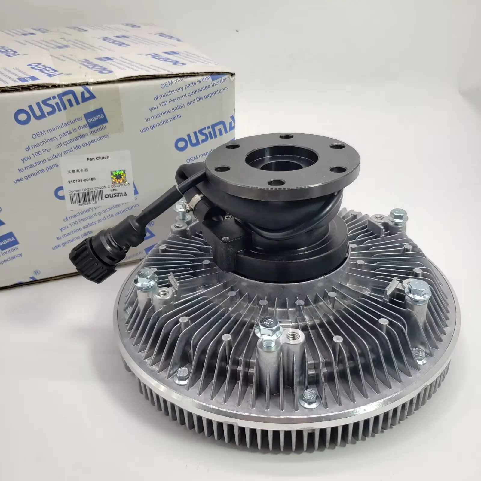 OUSIMA 210101-00150 Embrague de ventilador para DOOSAN DX225 DX225LC DX235LC-5 para piezas de maquinaria de construcción