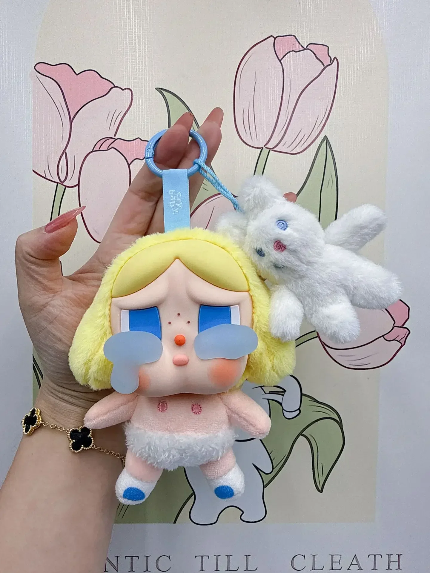 

Crying Baby Vinyl Face Plush Blind Bag Crying Again Series Doll Toy Mystery Bag Animal Bag Pendant Keychain Doll Gift (No Box)