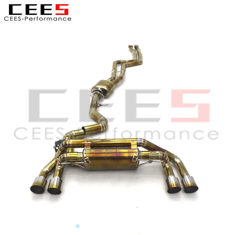 

cees Catback Exhaust Systems for BMW 1M N54 3.0T 2011+ Motorsport Exhaust Pipe Muffler Single Valvetronic Resonator