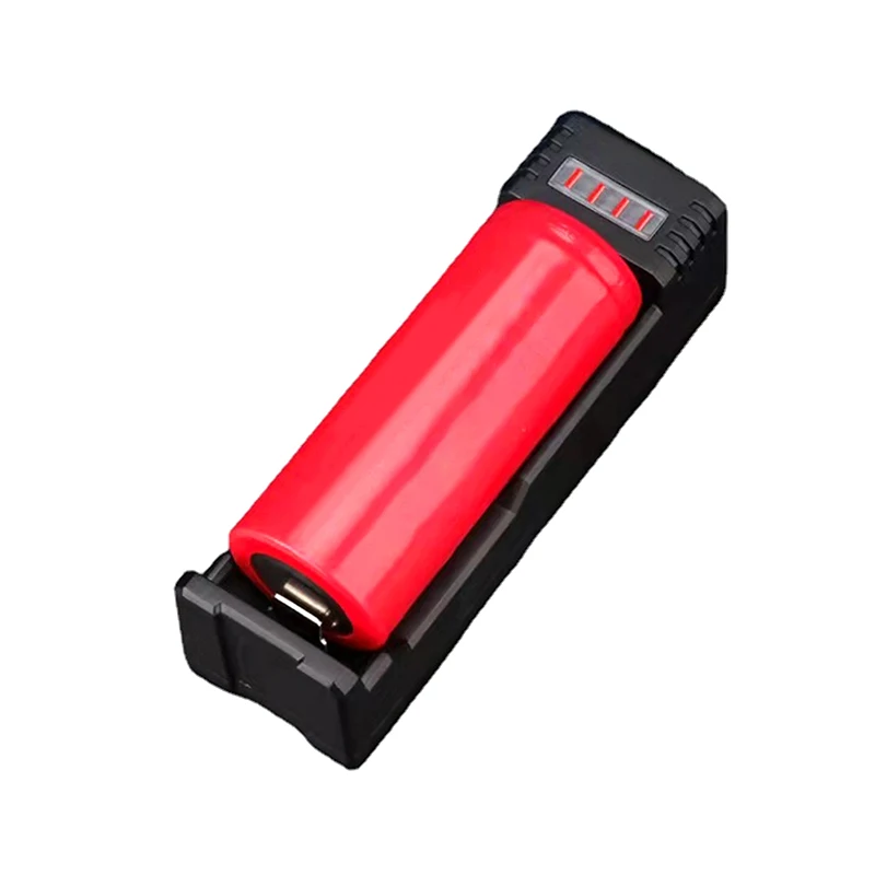 1PC 26650 USB Charger USB Smart Charger 18650 Lithium Battery Universal Charging Case Smart Single Slot Charger