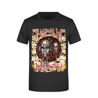 Napalm Death Band Dark Metal Rock T-Shirt Men's Summer Gothic American Loose Comfort Men's T-Shirt Women's Short Sleeves