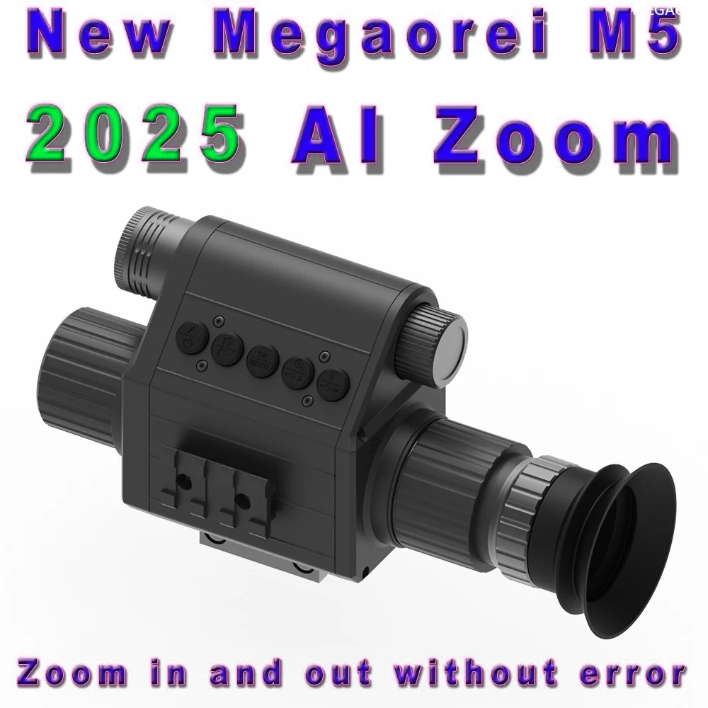 2025 Megaorei M5 Night Vision Tactical Camera Professional Slingshot Laser for Hunting Infrared  HD1080P Monocular Rifle Scope