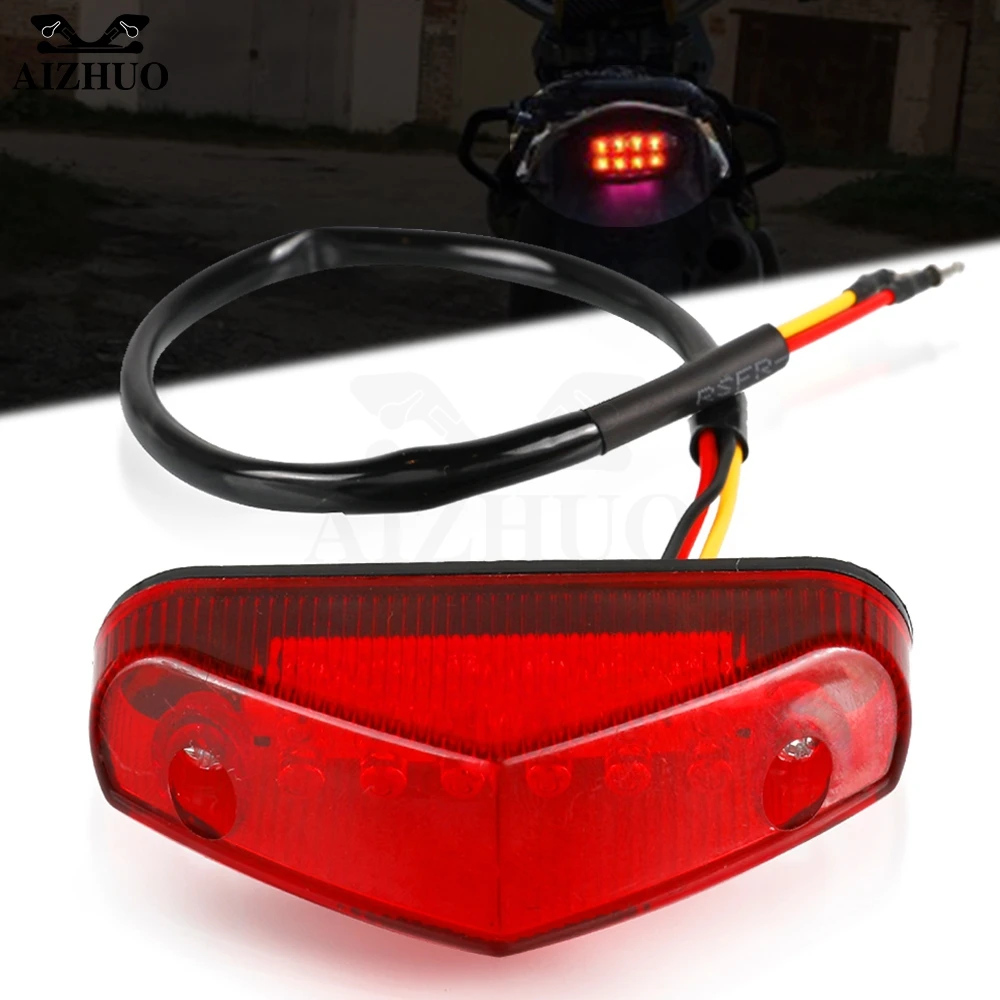 

Motorbike Dirt Bike Brake Tail Light Signal Indicators Lamp Universal FOR HUSQVARNA TC TE250-511 TC250 CR WR125 300 TC 65 85 125
