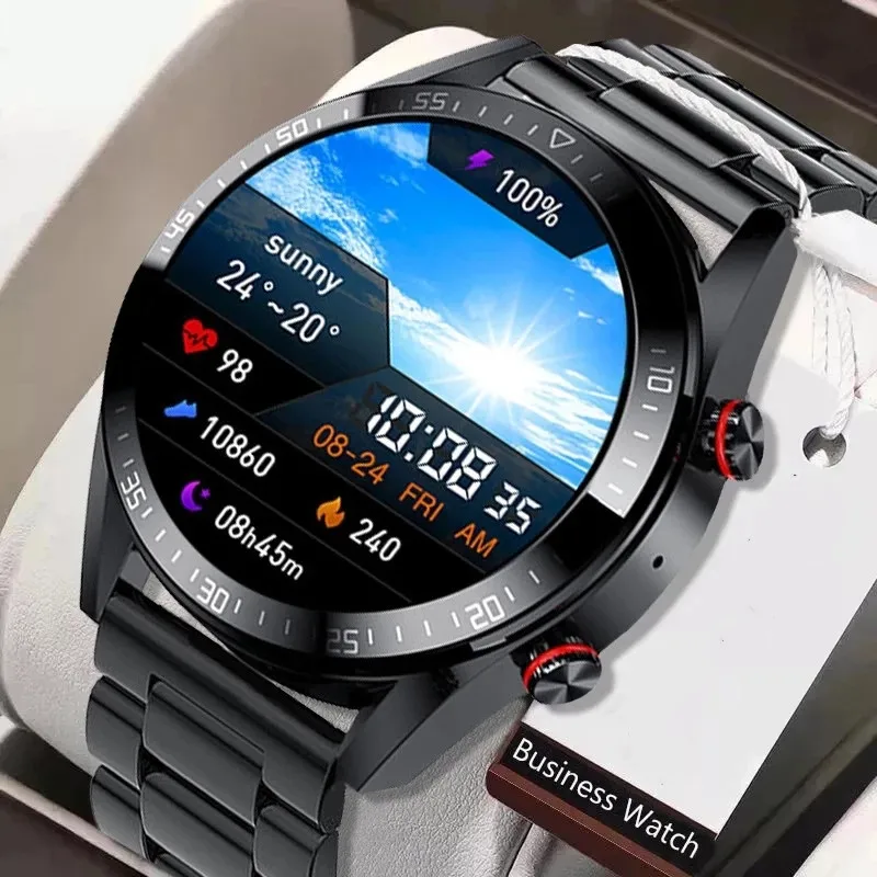 

Xiaomi 454*454 AMOLED screen smart watch Always display the time bluetooth call local music Weather smartwatch for men Android