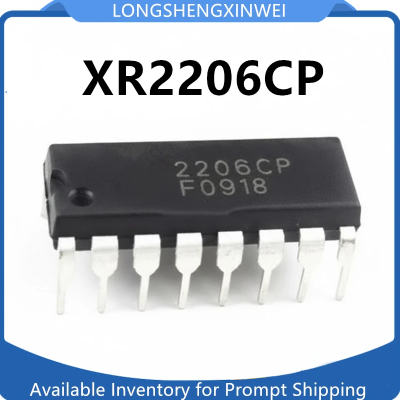 1PCS New Original XR2206CP 2206CP Direct Insertion DIP-16 Function/waveform Generator Chip in Stock