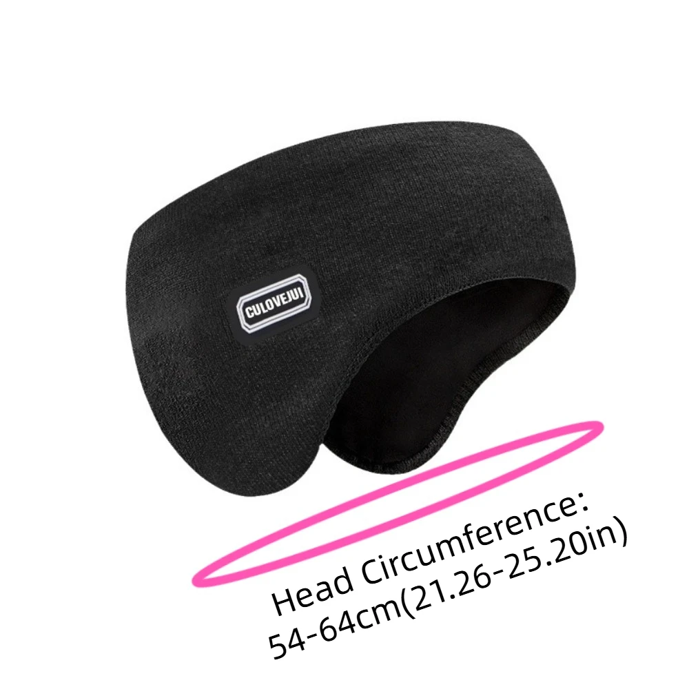 Fashion Earflap Winter Thickened Earmuffs Foldable Cotton Men\'s Plush Ear Cover Soft Windproof Sport Headband Running