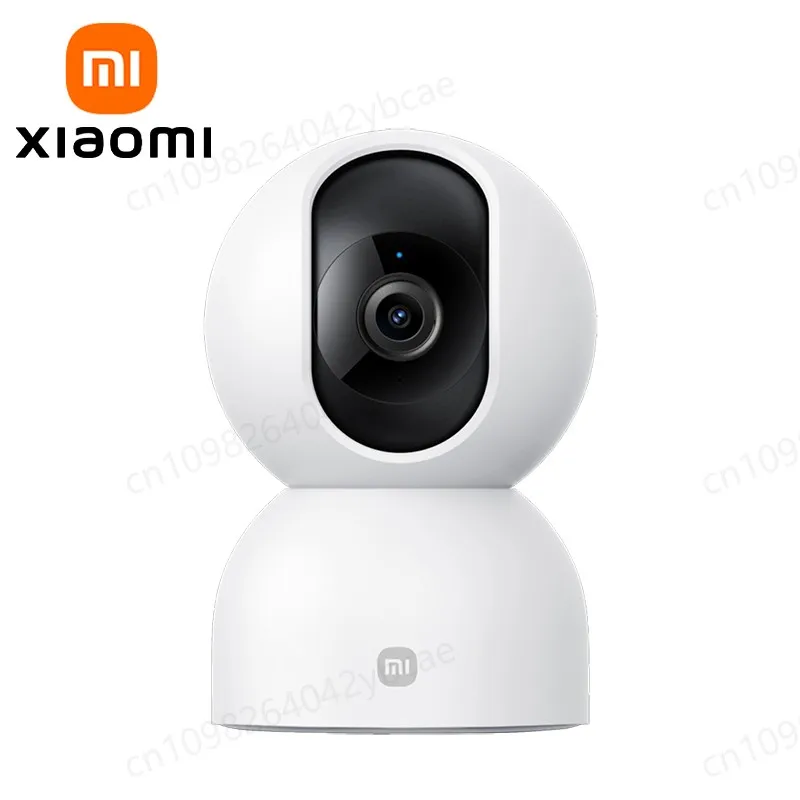 كاميرا XIAOMI Home Security الذكية Wifi إصدار 2 PTZ، 2.5K، 360 °   بانورامي، كشف الإنسان بالذكاء الاصطناعي، النسخة الصينية مع محول