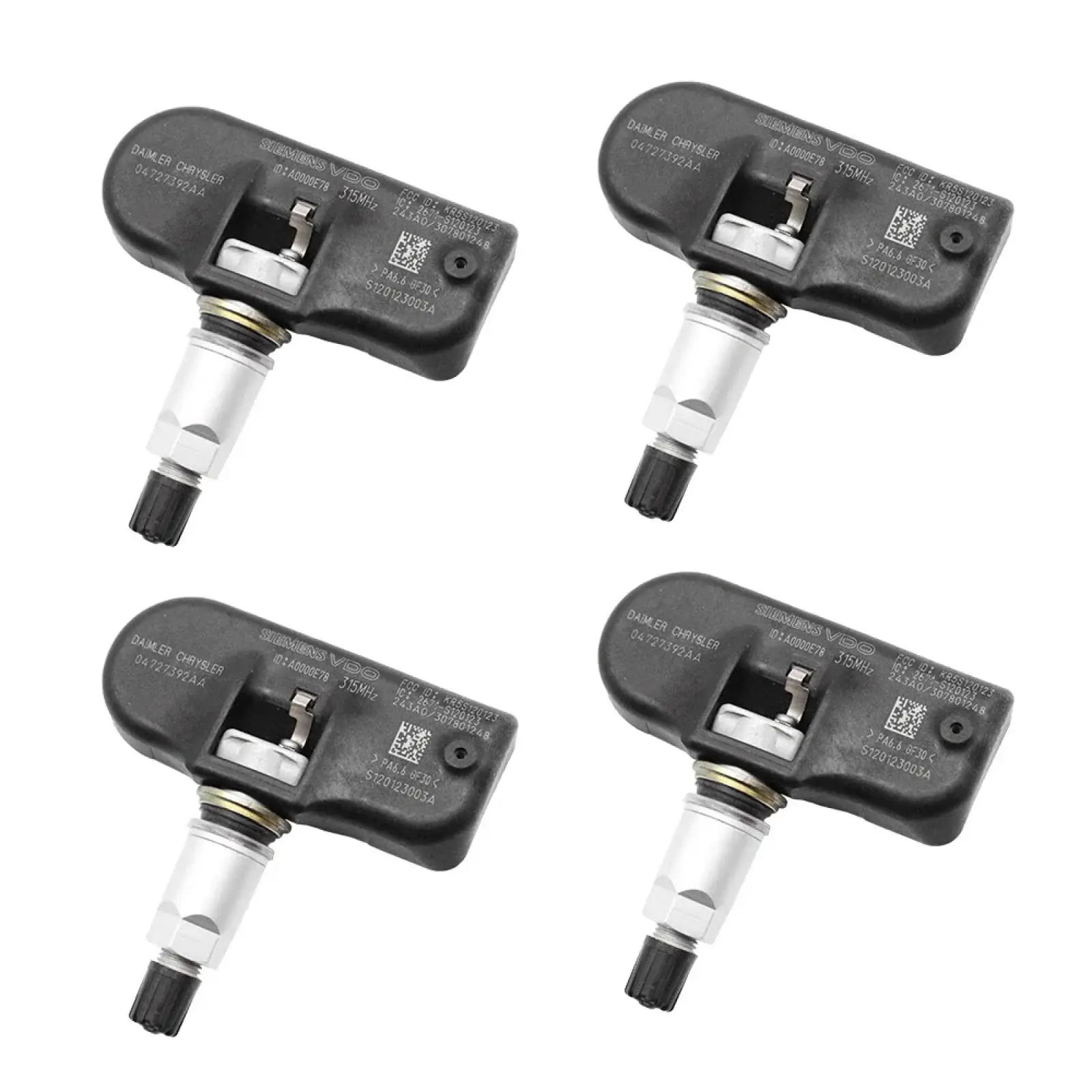 

4PCS 315MHZ TPMS Tire Pressure Monitor Sensor 04727392AA For 2004-2005 DODGE GRAND CARAVAN CHRYSLER PACIFICA TOWN COUNTRY