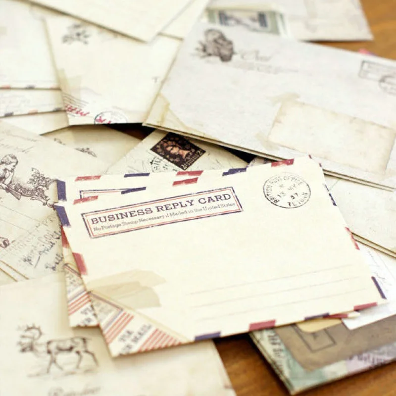 Vintage Mini Envelopes De Papel, DIY Casamento Festa Eventos Suprimentos, Carta Papel Material De Escritório, Tampa Do Cartão Do Convite