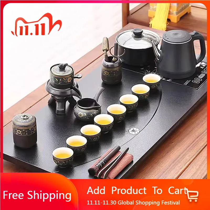 

Декоративный красивый поднос для чая, столовая, церемония, тарелка, поднос для чая, офисный горшок, китайская посуда для гостиной, бандаи, товары для дома