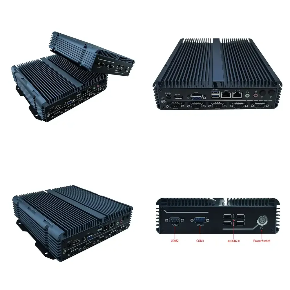 China I3-5005U Quad-Core Chipset Fanless Win10/Win11 Compatible 4 USB Mini Computer Industrial Desktop Use New Used