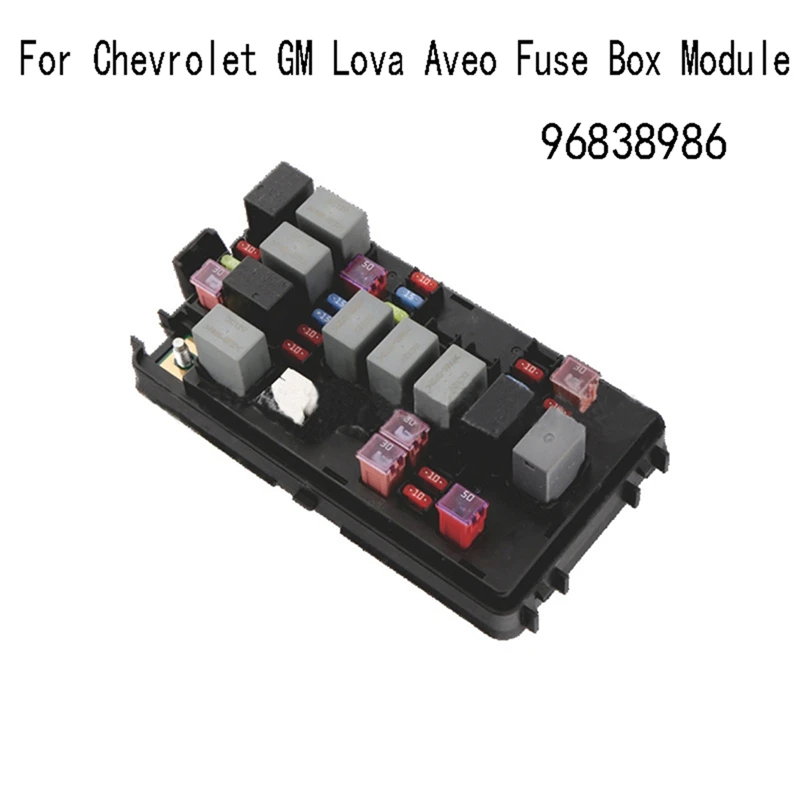 96838986 New Fuse Box Assembly Engine Relay Box For Chevrolet GM Lova Aveo Fuse Box Module