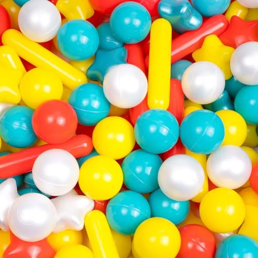 

Ball Pit Balls for and Dogs Cats Pack of 100 200 500- BPA Free, Crush Proof Plastic Balls for Ball Pit, Tent, Playhouse, 's Toy