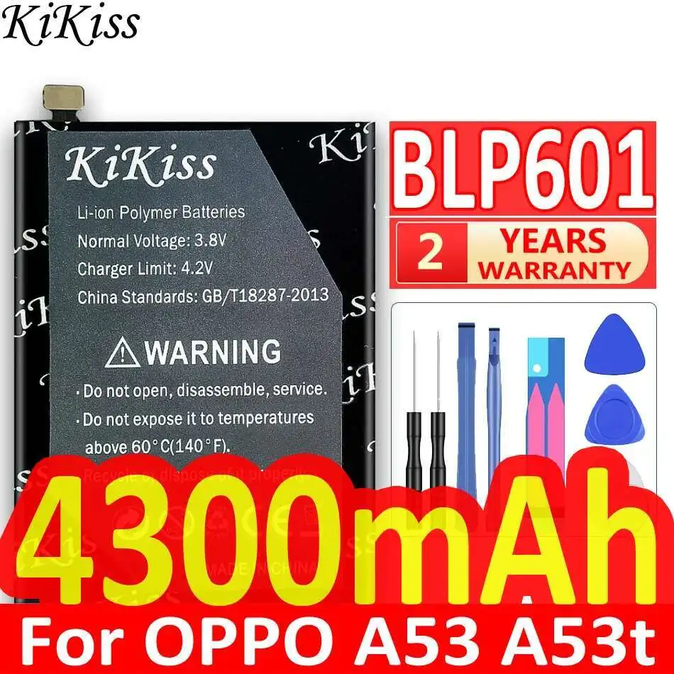 

BLP601 Аккумулятор мобильного телефона 4300 мАч Высокоэффективный для Oppo A53 A53t Надежный источник питания