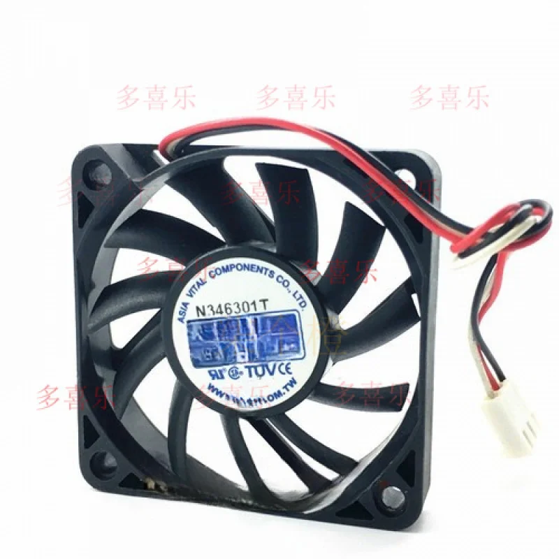 EE  for  AVC F6010B12HS 60*60*10MM DC12V 0.19A 6CM 3-Pin Cooling Fan