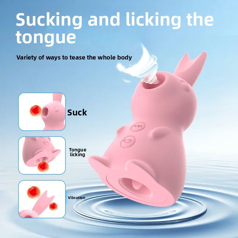 الإناث الهزاز الكبار الجنس المنتج لعبة G بقعة سيليكون مص اللسان لعق البظر أرنب هزاز مصاصة لعبة الجنس للنساء